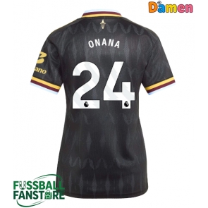 Aston Villa Amadou Onana #24 Replik Auswärtstrikot Damen 2026-27 Kurzarm